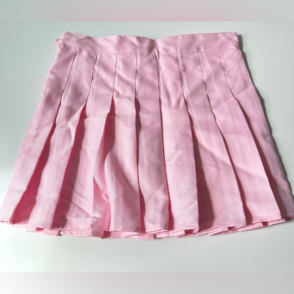 Sweet Pleated Skirt Ladies Prep Style Mini High Waist Girl School Uniform Skirt